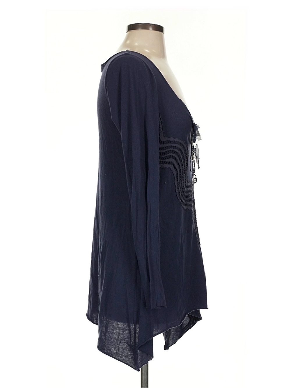 Johnny Was 4 Love & Liberty Navy Tunic Top 💙 💫 - Picture 4 of 4